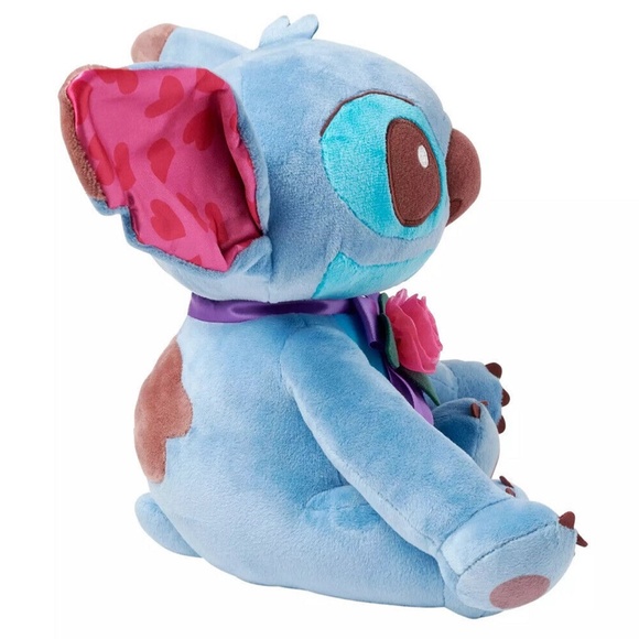 2023 Disney Parks Valentine’s Day Stitch Plush 10" - NEW - Picture 3 of 3